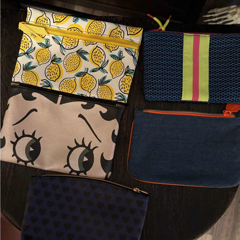 Colorful Kids Accessory Pouch Set
